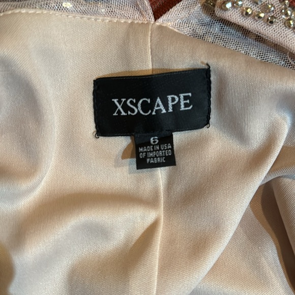 EUC XSCAPE Women’s Dress Color Blush Pink Size 6 - Picture 10 of 10